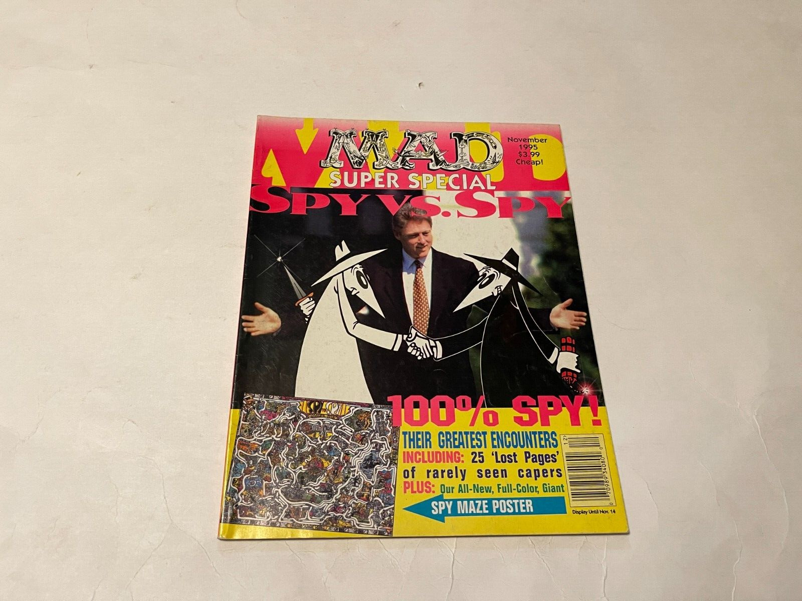 1995 NOVEMBER MAD MAGAZINE SUPER SPECIAL *SPY VS. SPY* FREE S&H (AM) 9821
