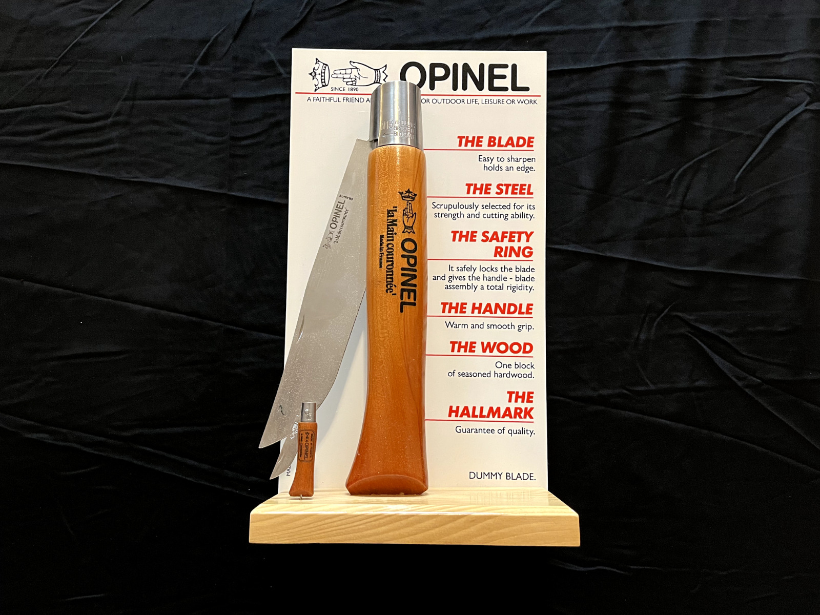 Rare Opinel Knife Display-French-Folding-Knife-Dealer-Collection Display-sb