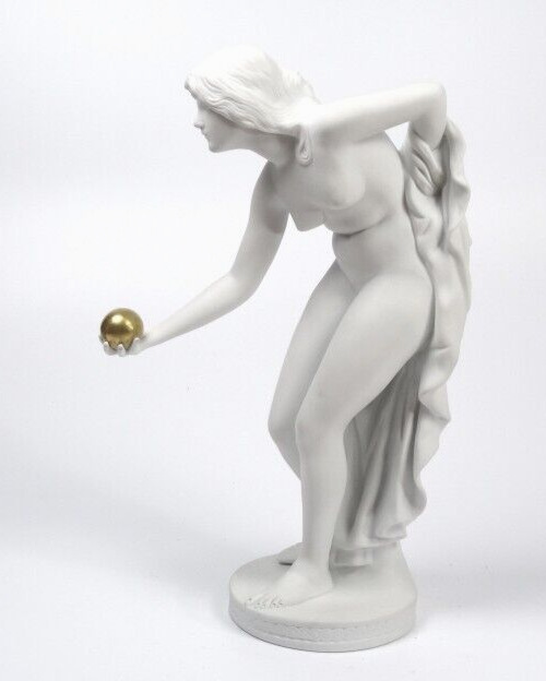 Antique Scheibe Alsbach Figurine Original Porcelain Marked Germany Height 30.5cm