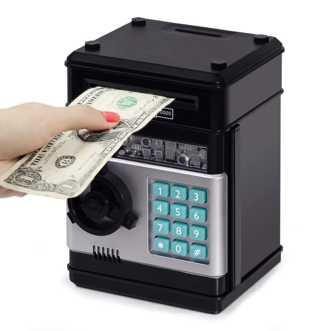 Piggy Bank Cash Coin ATM Bank Electronic Money Storage Saver-Free Shipping