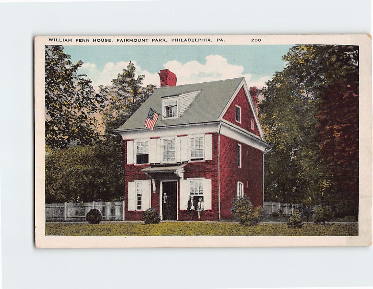 Postcard William Penn House, Fairmount Park, Philadelphia, Pennsylvania