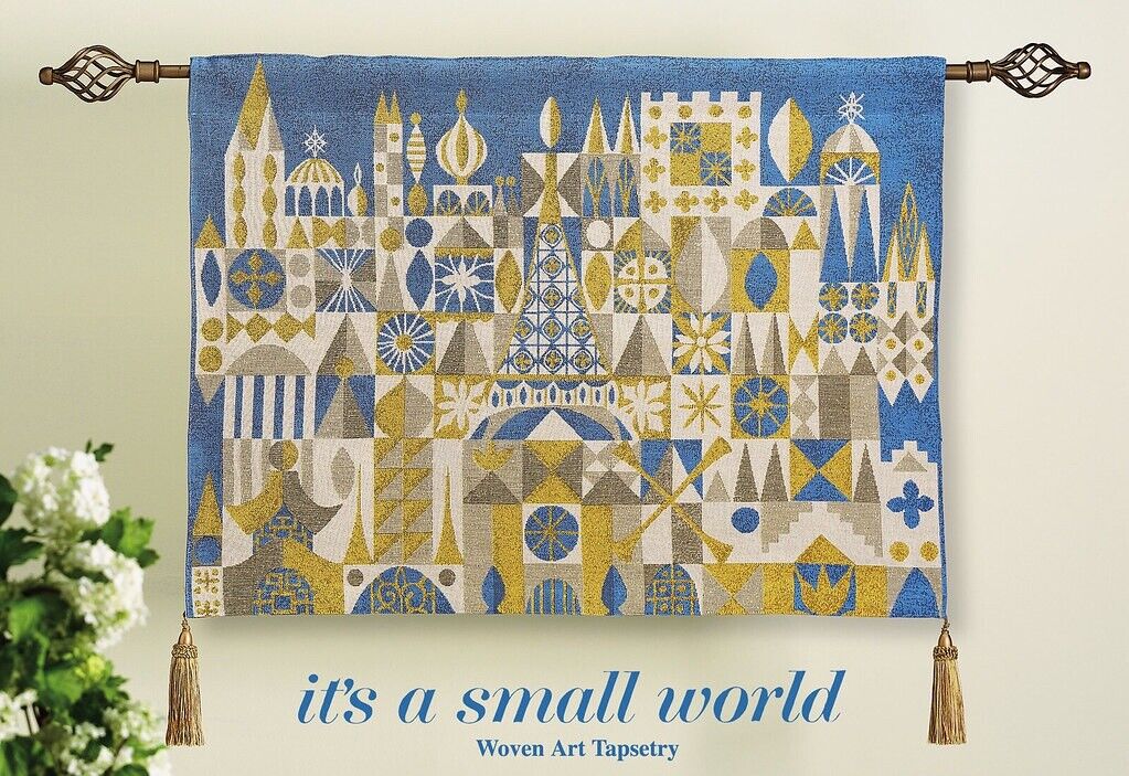 Woven Art Tapestry Mary Blair It’s a Small world Disneyland