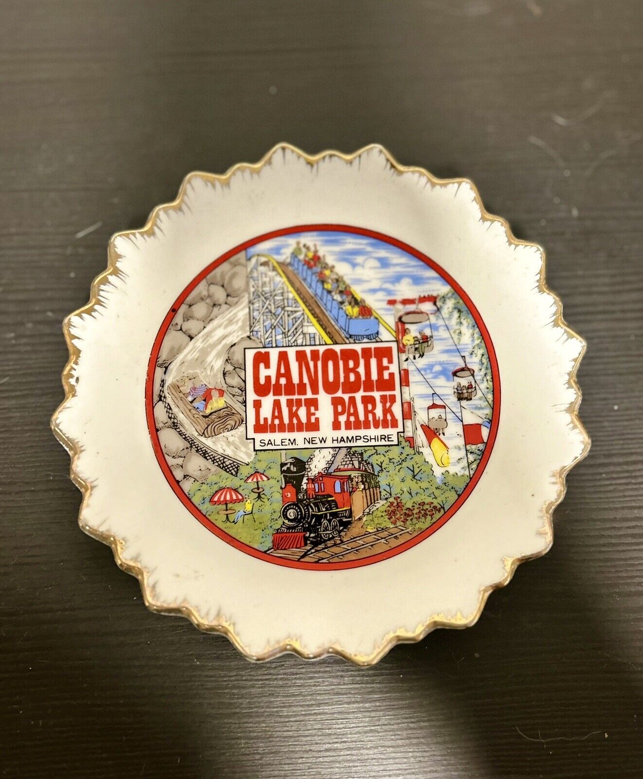 Vintage Decorative Plate : Canobie Lake Park NH