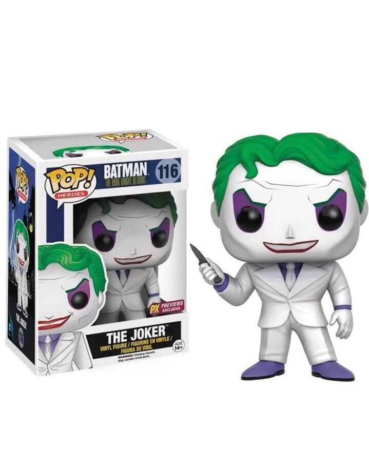 Funko Pop Batman The Dark Knight Returns #116 The Joker PX Previews Exclusive