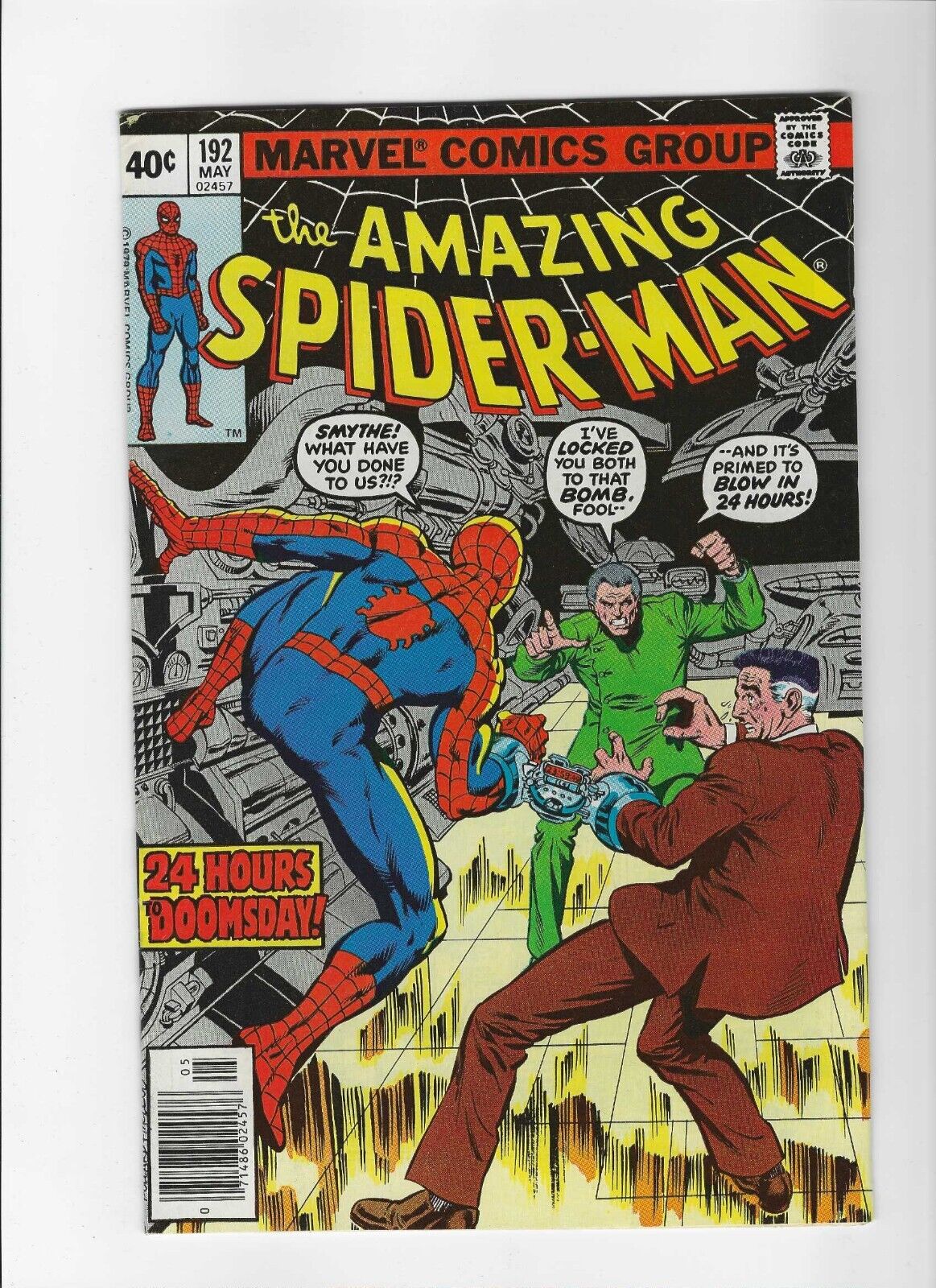 Amazing Spider-Man #192 Newsstand 1963 series Marvel Silver Age