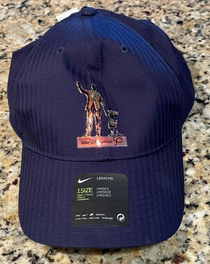 Walt Disney World 2021 50th Anniversary Legacy Nike Adult Hat Cap NEW w/ Tag