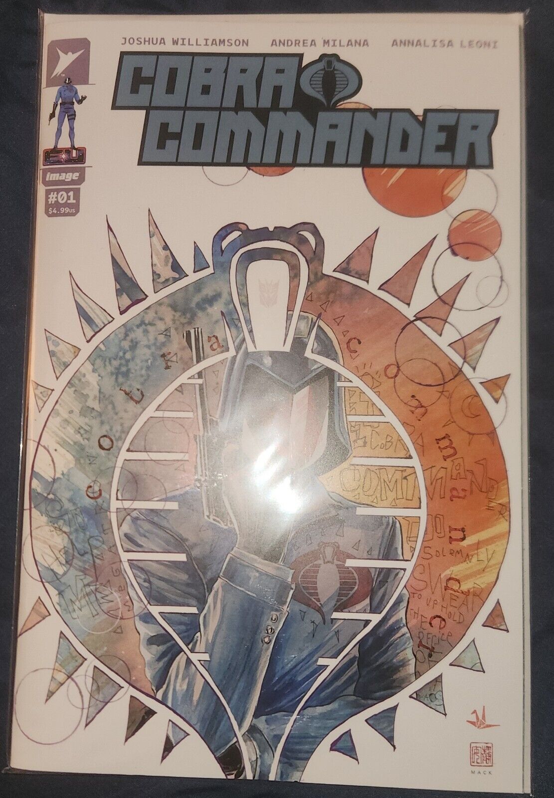 Cobra Commander #1 1:250 David Mack Connecting Cover Image Comics