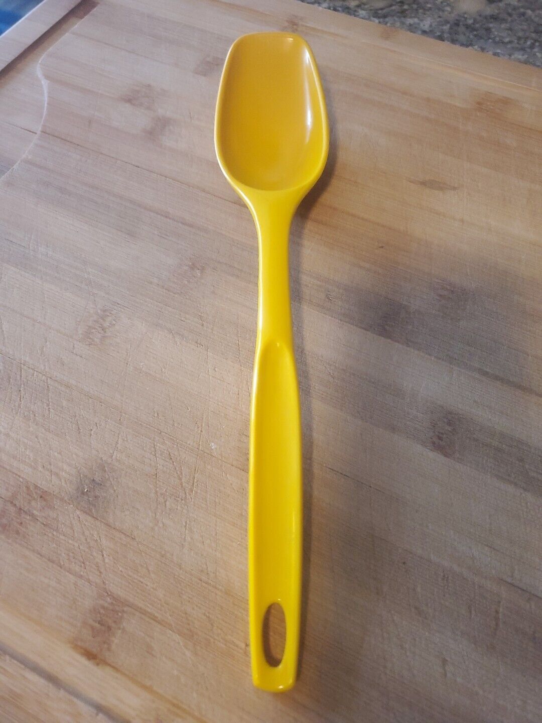 Vintage Foley Gold Yellow Nylon Plastic Serving Spoon Kitchen Utensil USA made