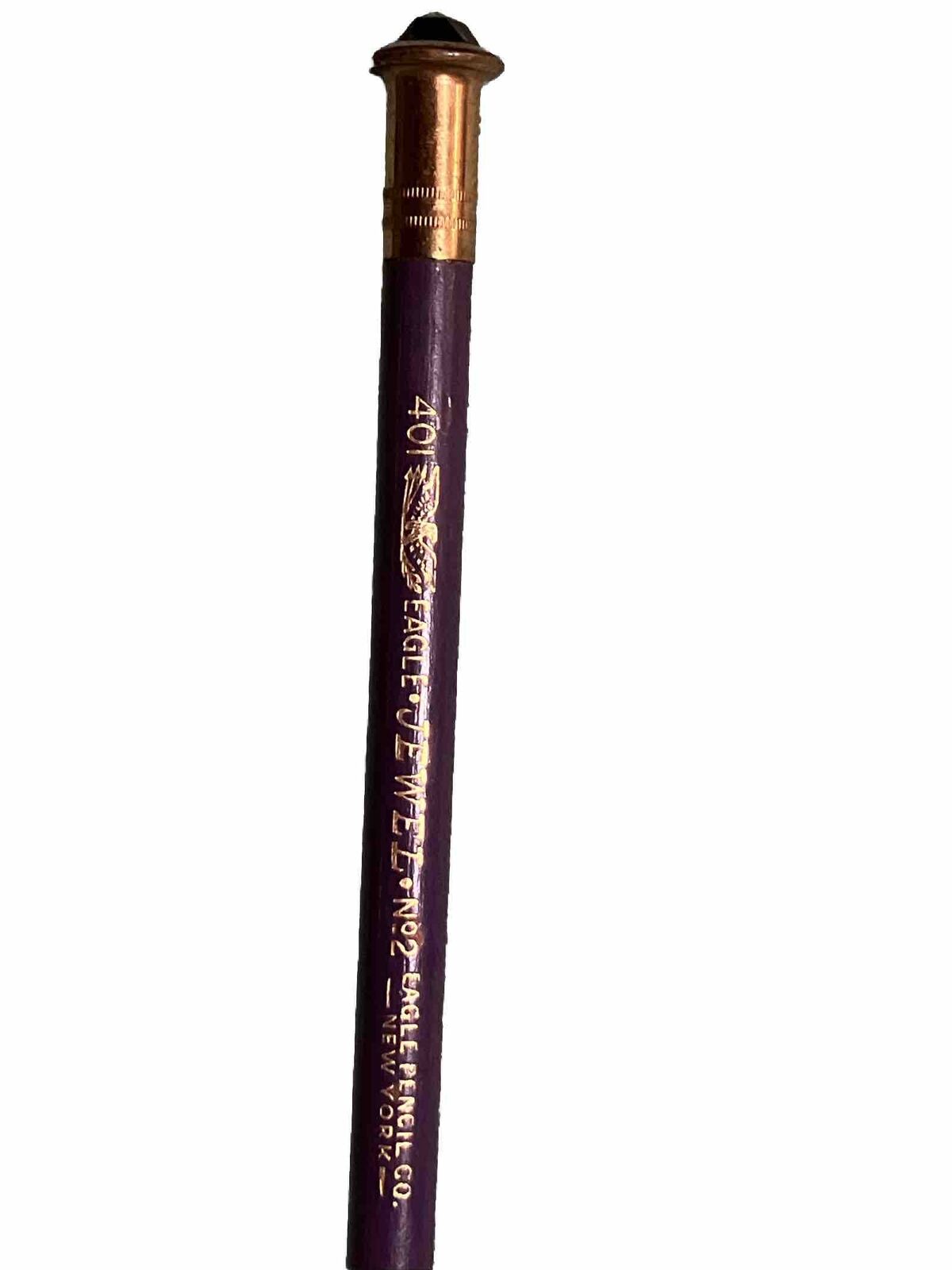VTG EXTREMELY RARE EAGLE AMETHYST JEWEL No2 PENCIL CO. 401 NEW YORK HARD TO FIND