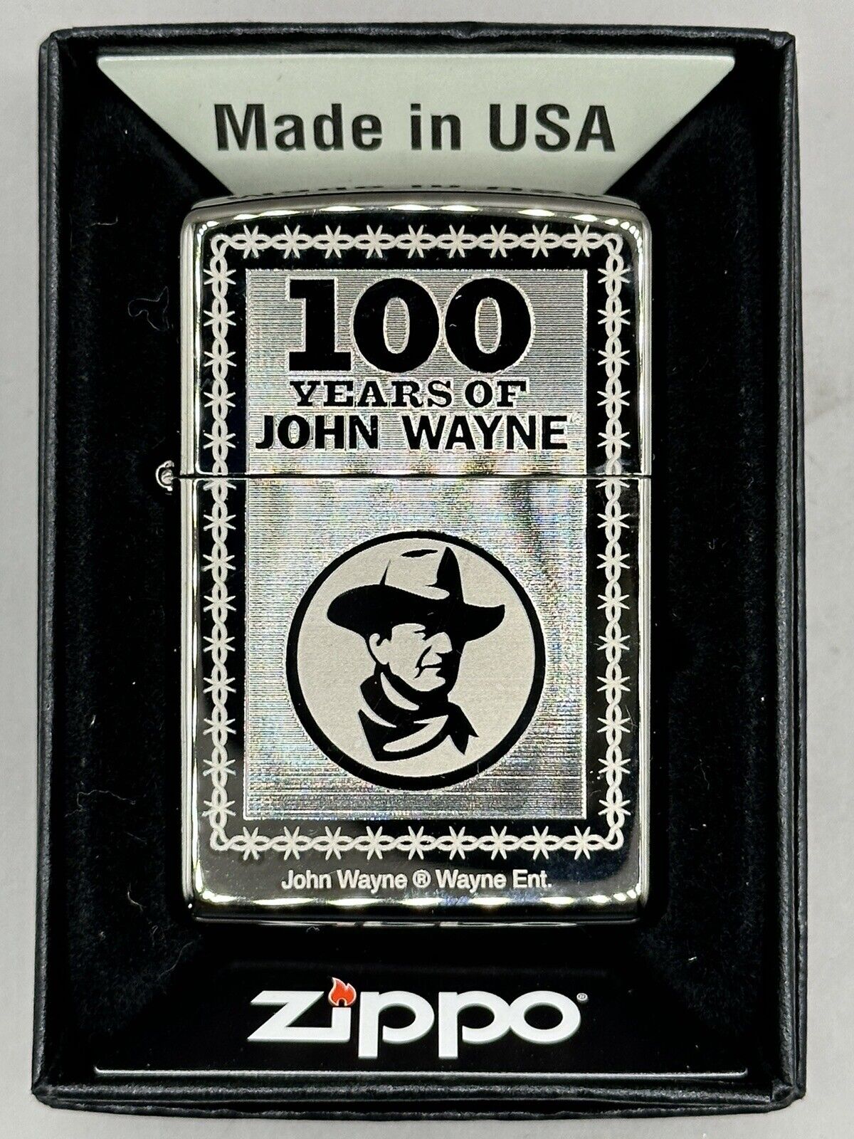 Vintage 2006 Limited Edition 100 Years Of John Wayne # 3570 Zippo Lighter New