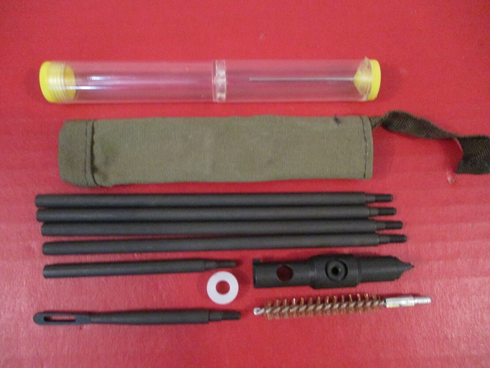post-WWII US Army M10 Rifle Buttstock Cleaning Kit w/Oiler for M1 Garand Rifle