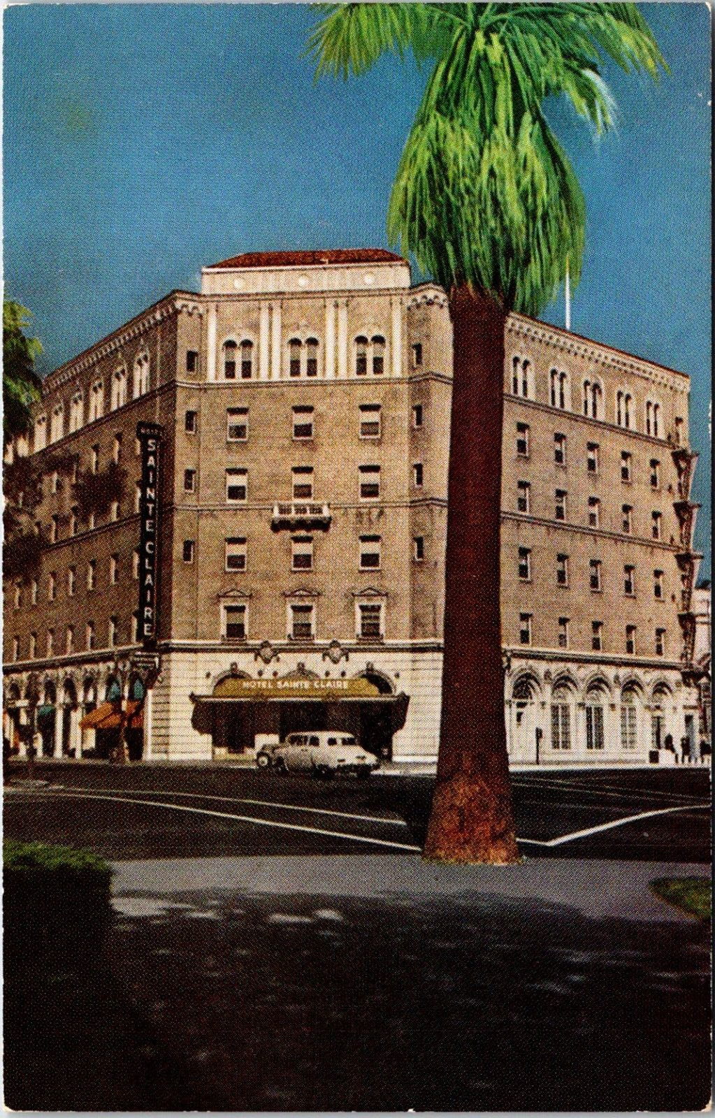 Postcard Hotel Sainte Claire, San Jose California, near Civic Auditorium