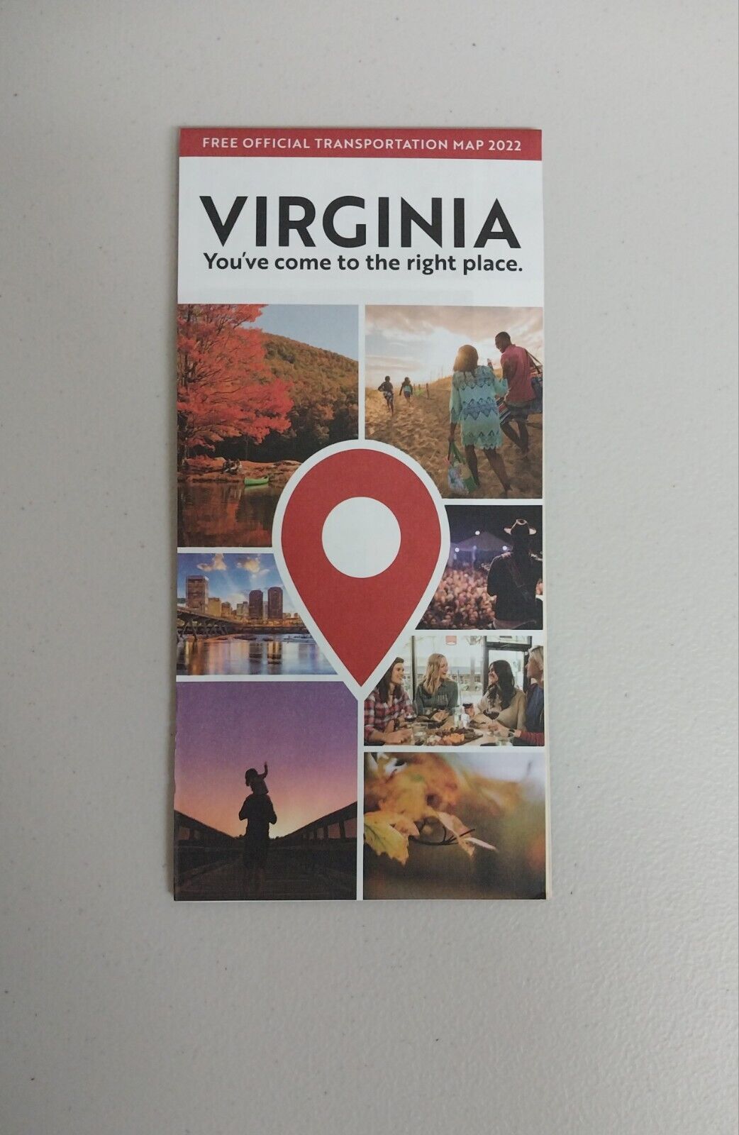 Virginia Official Highway Transportation Road Map 2023 Edition