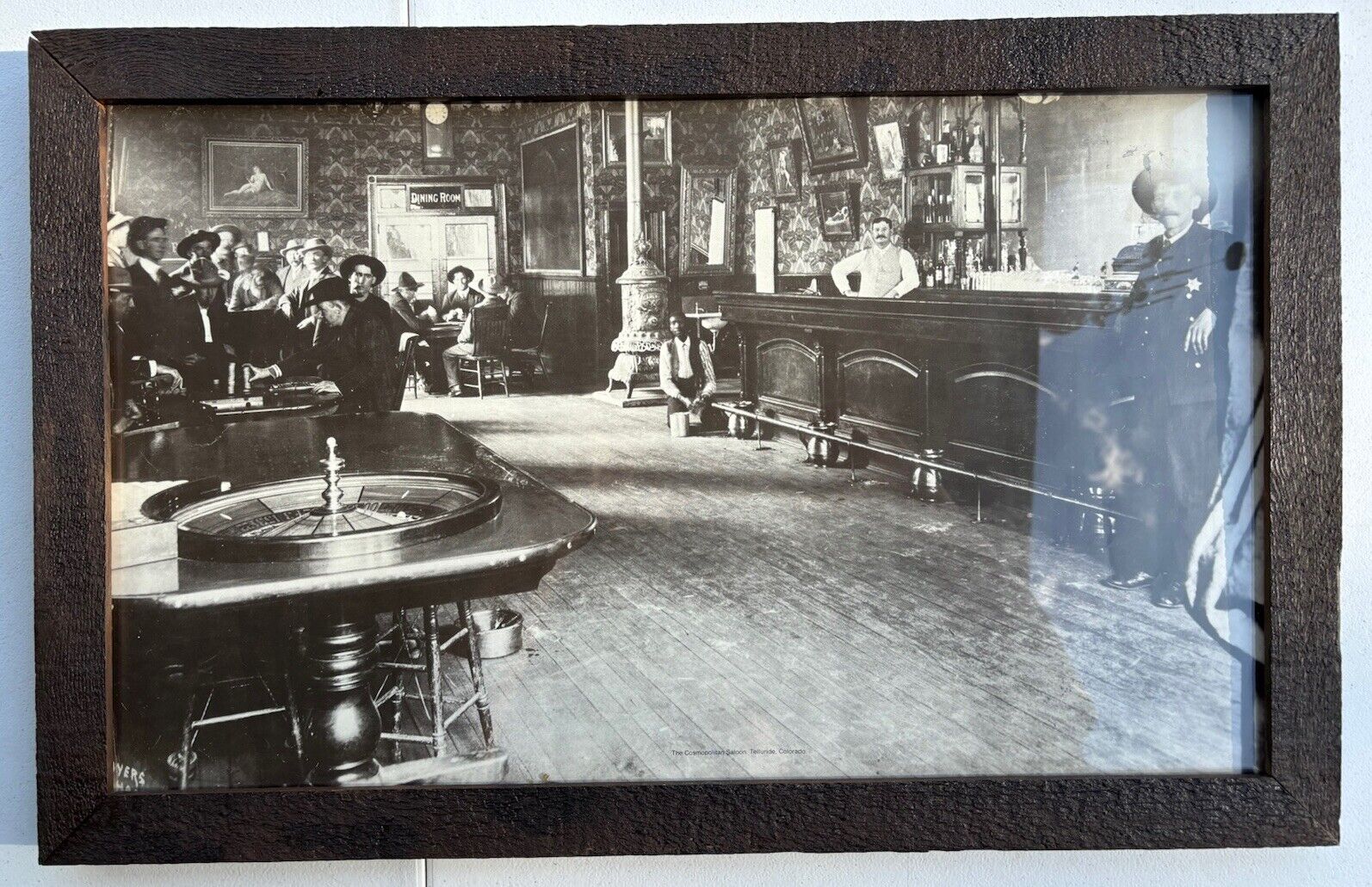 Old Western Saloon Picture By Byers Photo THE COSMOPOLITAN SALOON TELLURIDE, Co.