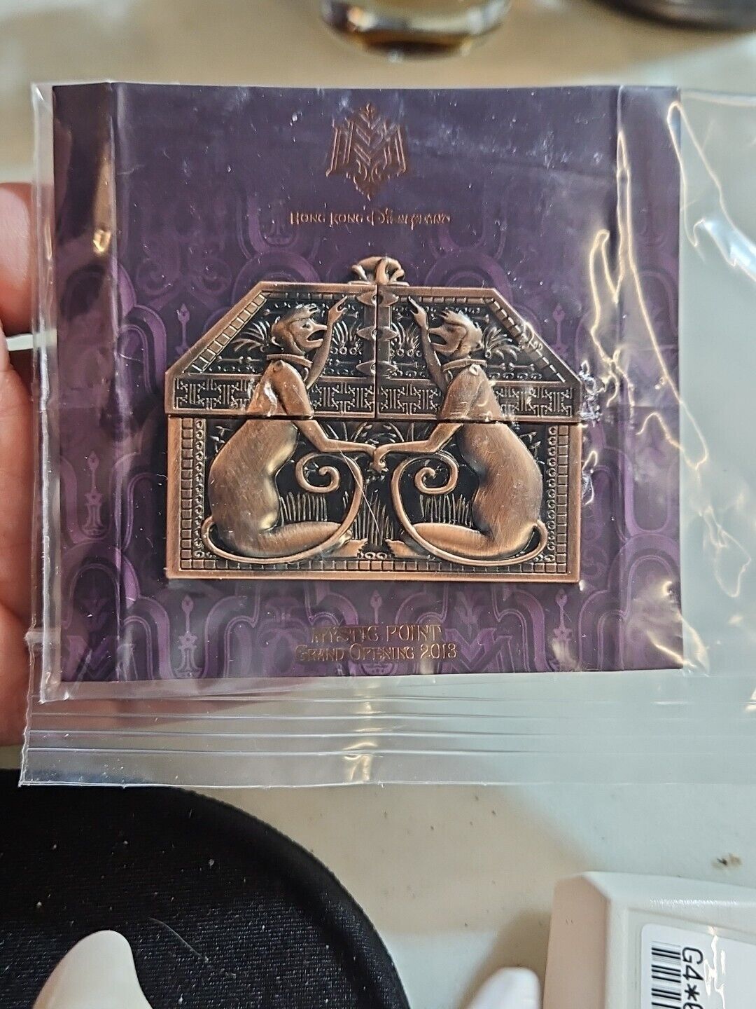 Disney Pin 2013 Grand Opening Mystic Manor HK Hong Kong LE 500 Music Box