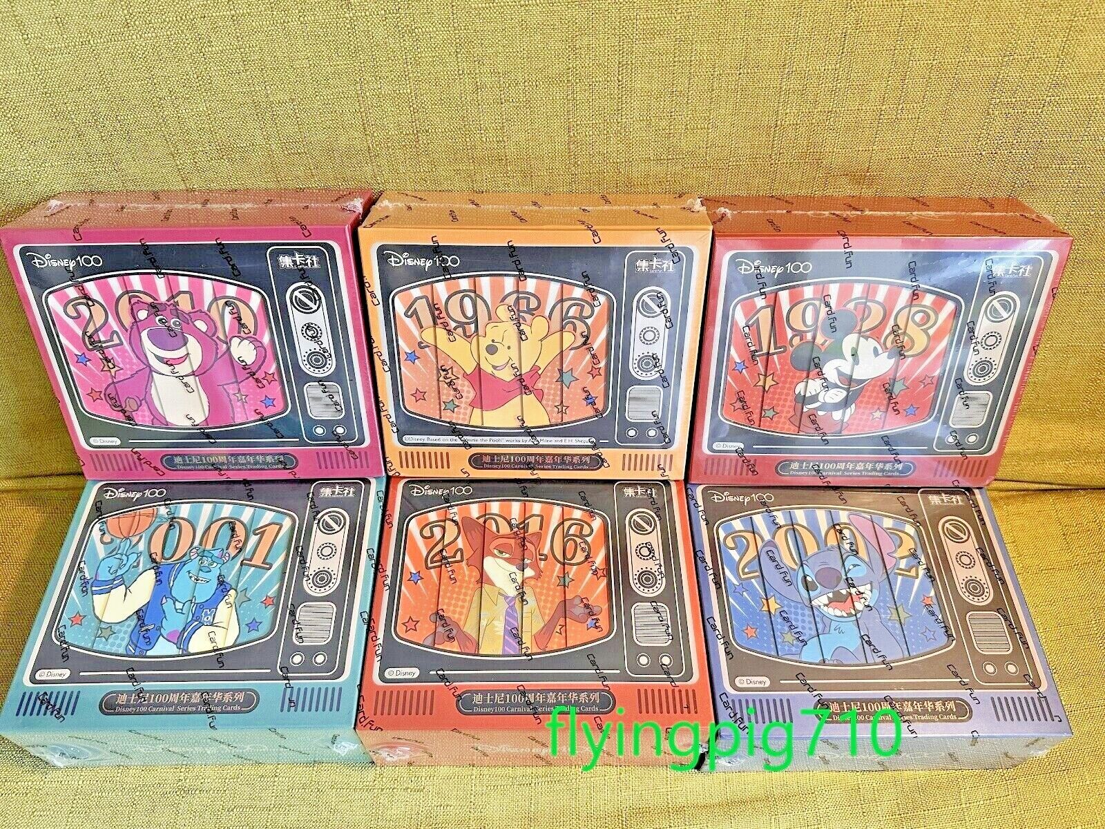Card.Fun x Disney 100 Carnival Series Trading Card Sealed Box - In Stock