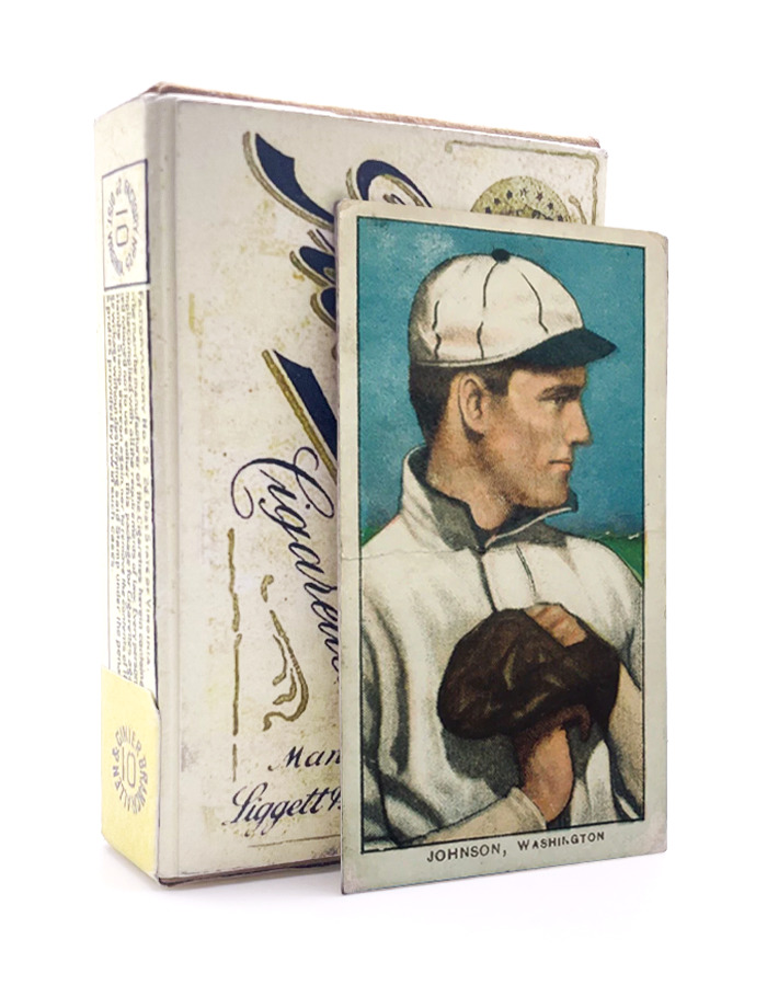 Replica Piedmont Cigarette Pack Walter Johnson T206 Baseball Card 1910 (Reprint)