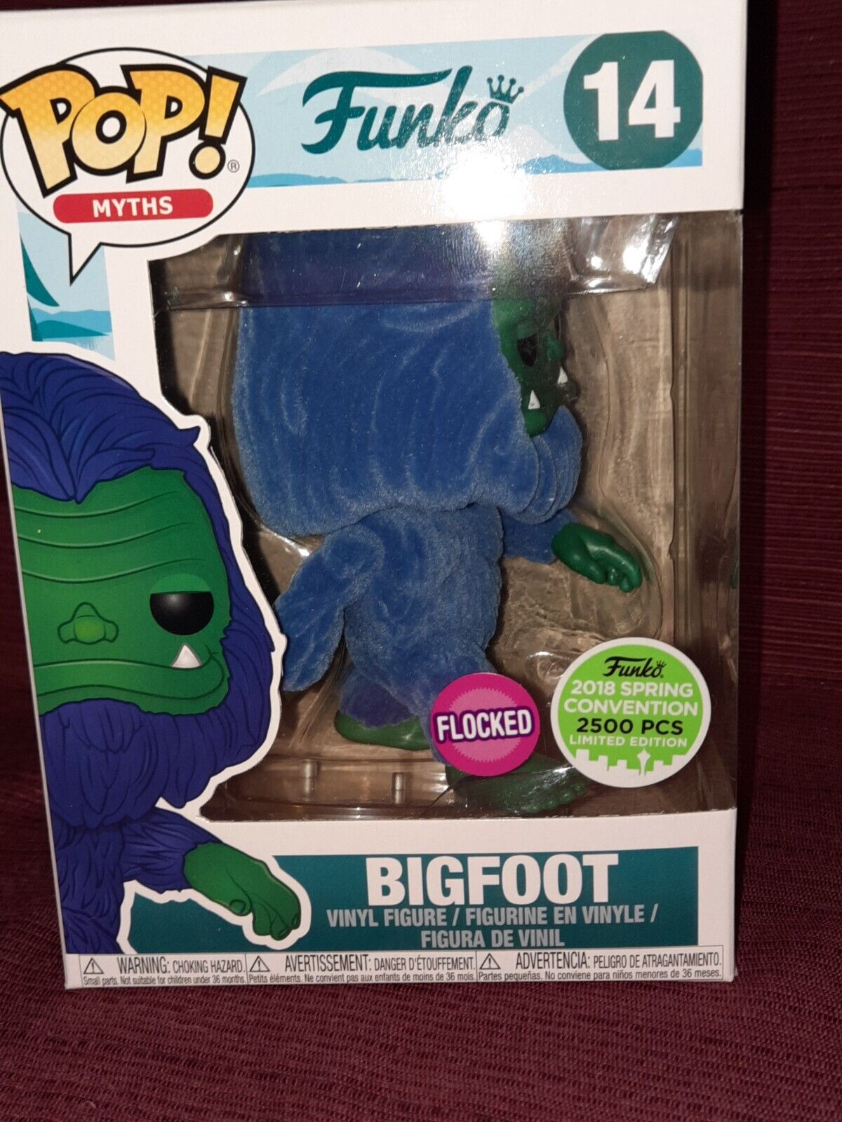 Bigfoot Funko Pop #14 Flocked LE2500 NICE Spring Convention  New