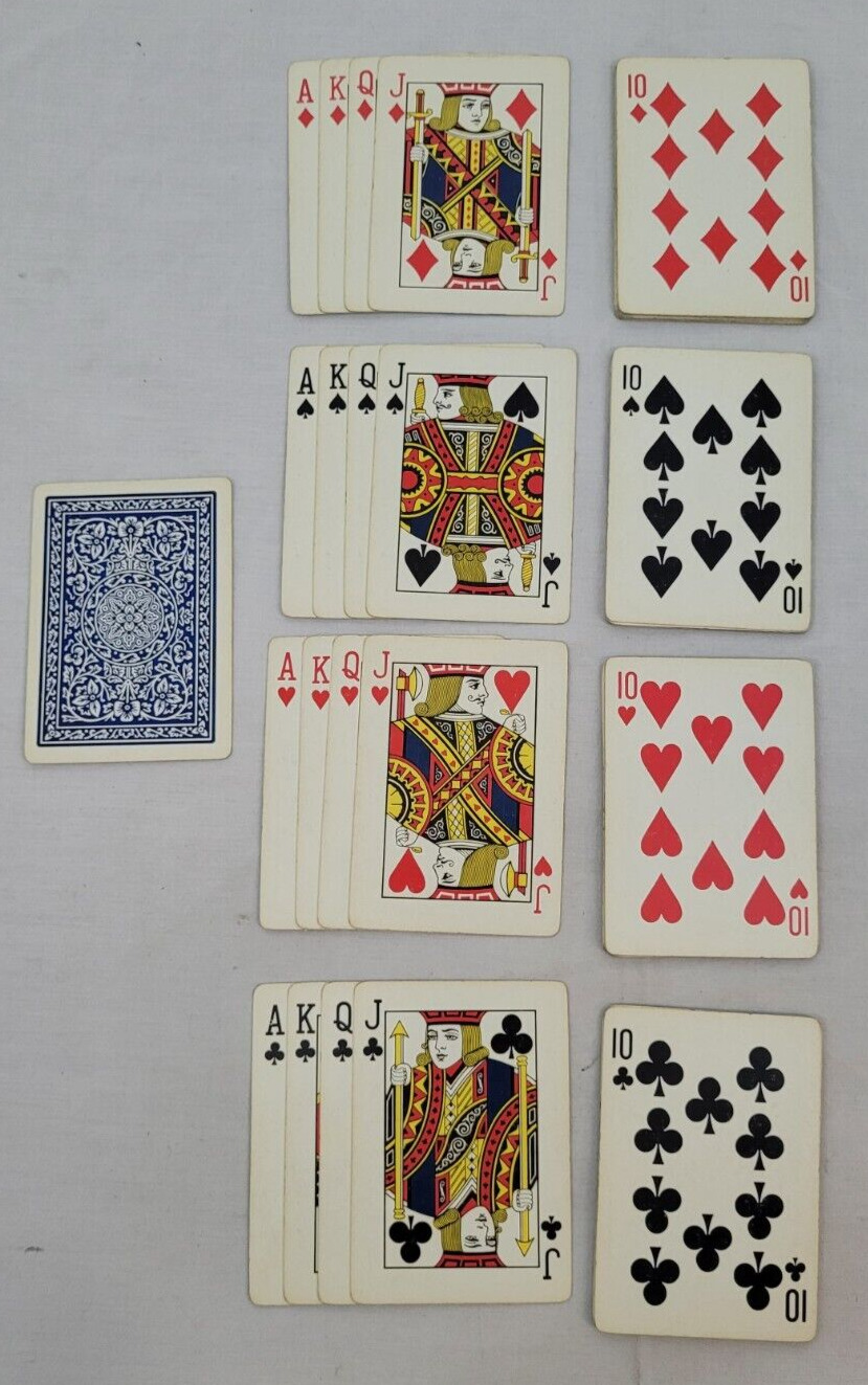 VINTAGE ~ Standard Deck Playing Cards ~ INVINCIBLE by Western Pub.  ~ Complete