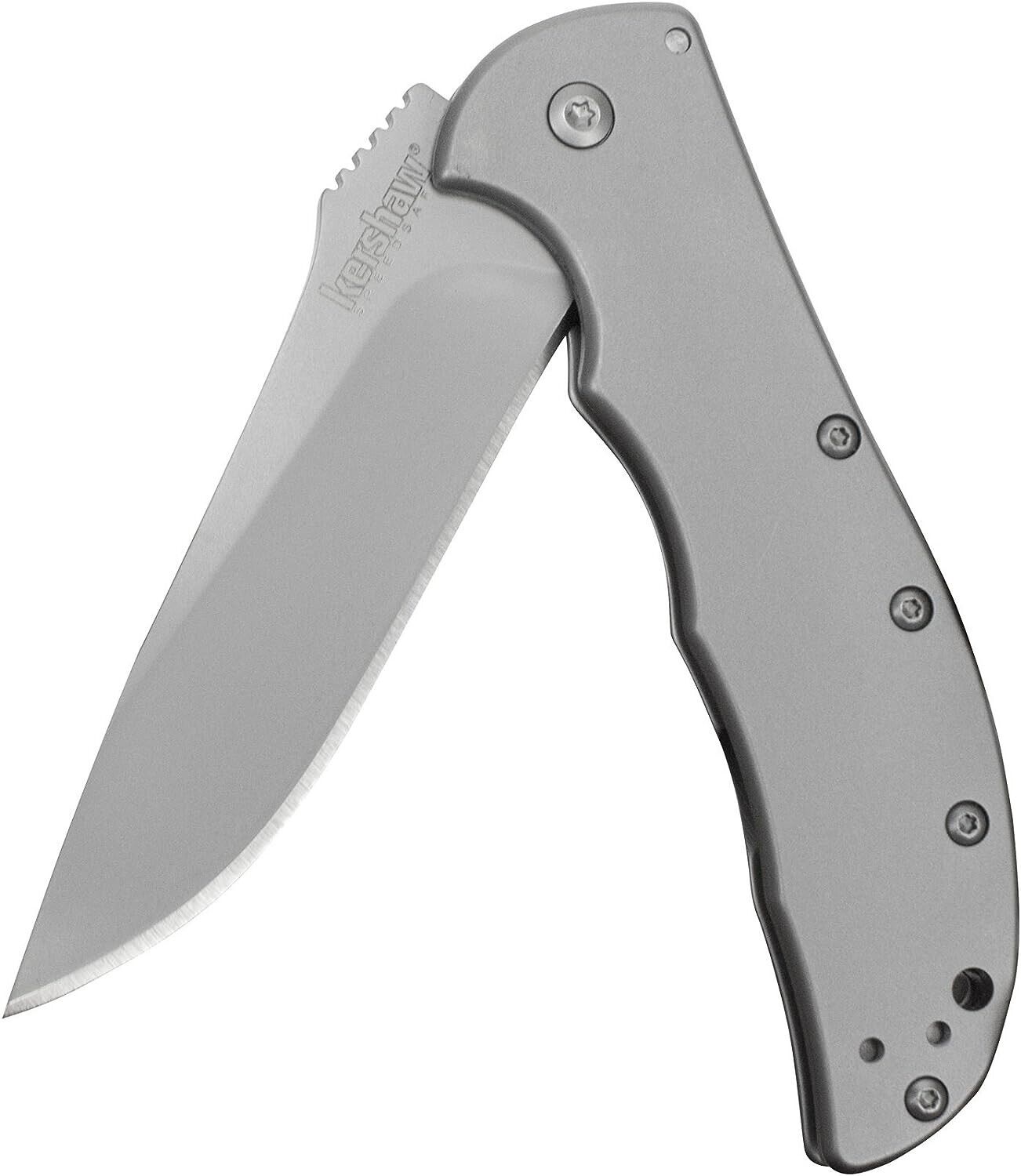 Kershaw Volt SS 3655 Stainless Steel Straight Assist Folding Pocket Knife