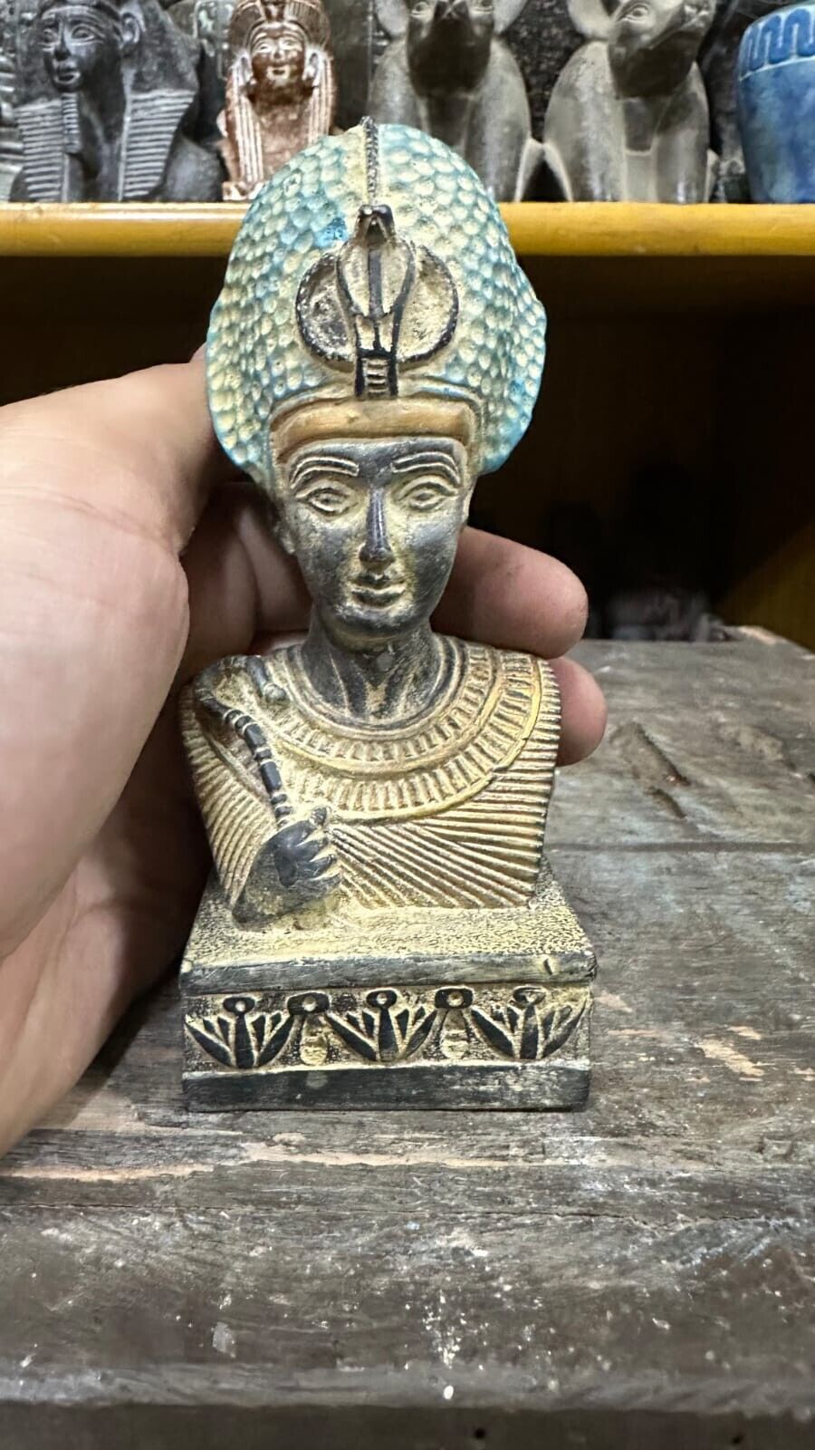 RARE ANCIENT EGYPTIAN ANTIQUITIES EGYPTIAN Queen Cleopatra Pharaonic Antique BC