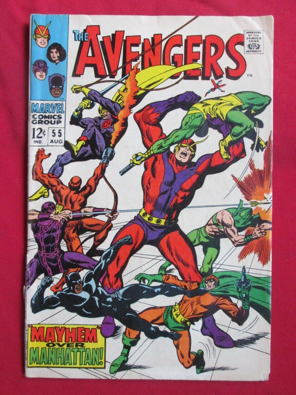 The Avengers #55 Marvel Comics 1968 1st full Ultron