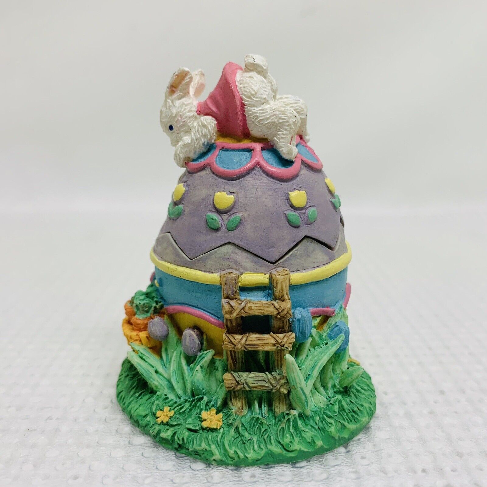 Vintage Cottontale Cottage Hand Painted Ceramic Easter Egg House