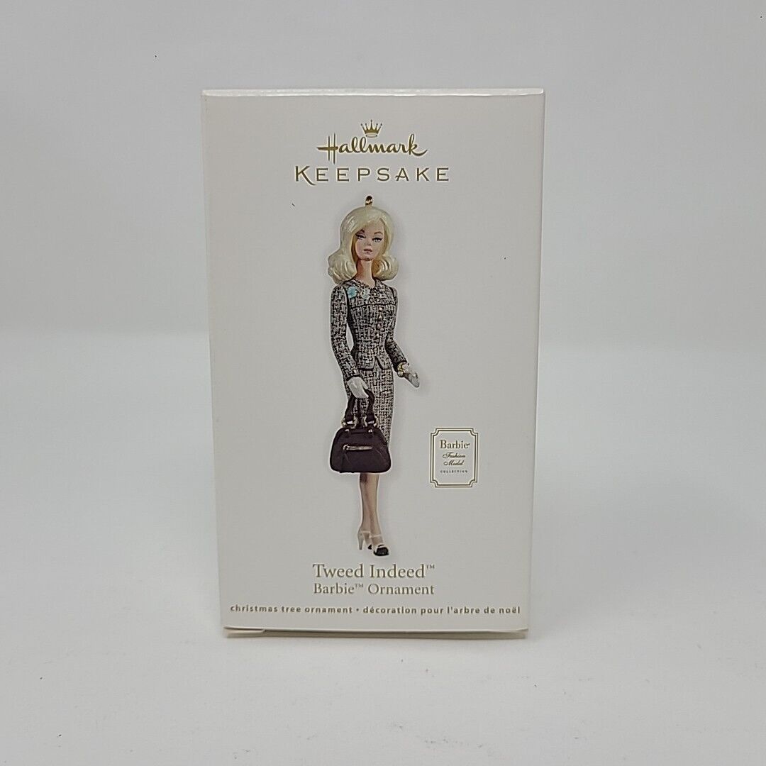 2012 Hallmark Keepsake ~ Tweed Indeed ~ Barbie Ornament ~ Brand New In Box