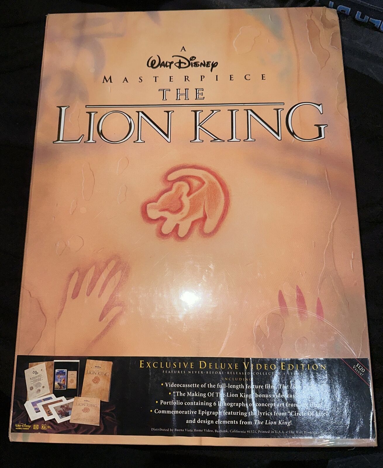 THE LION KING EXCLUSIVE DELUXE VIDEO EDITION NEW IN BOX