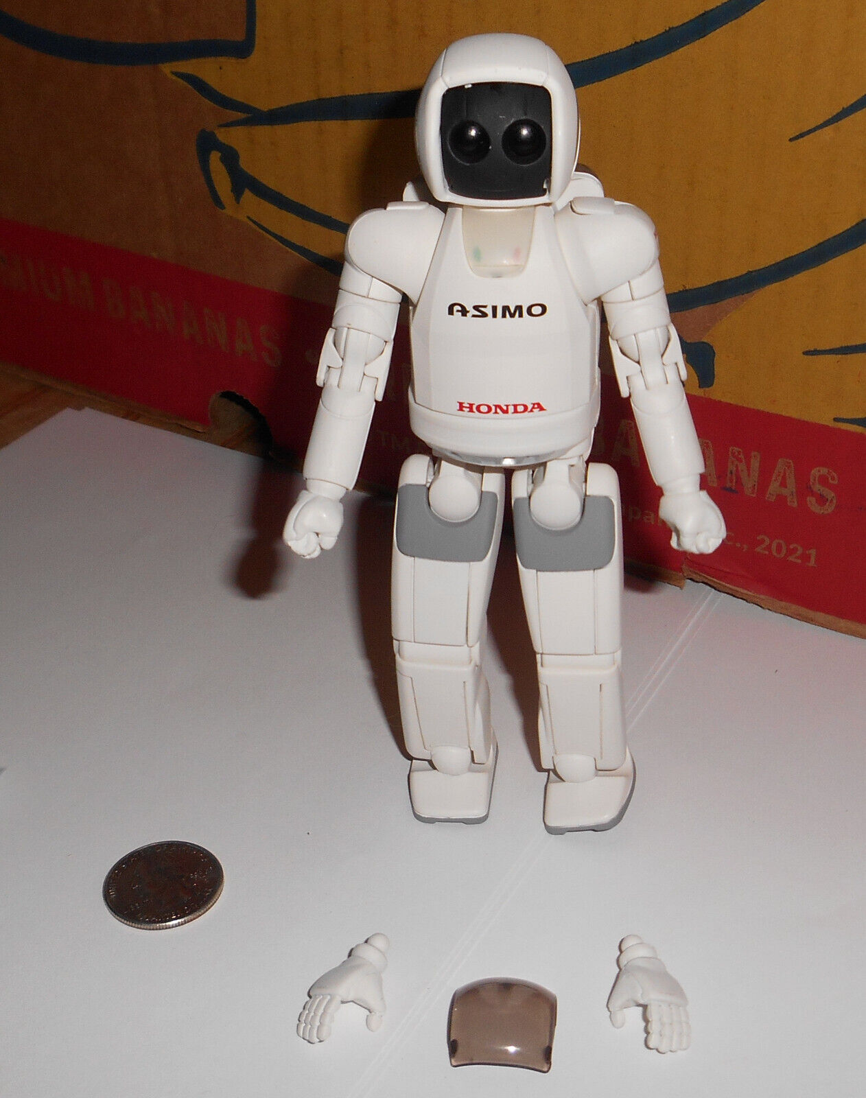 Honda ASIMO Action Figure Scale 1/8 Rare Official Japan limited White Robot