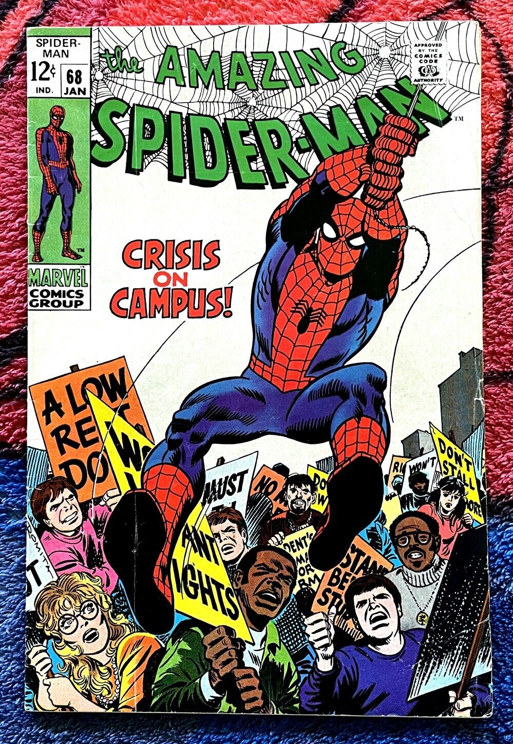 The Amazing Spiderman #68-Crisis on Campus