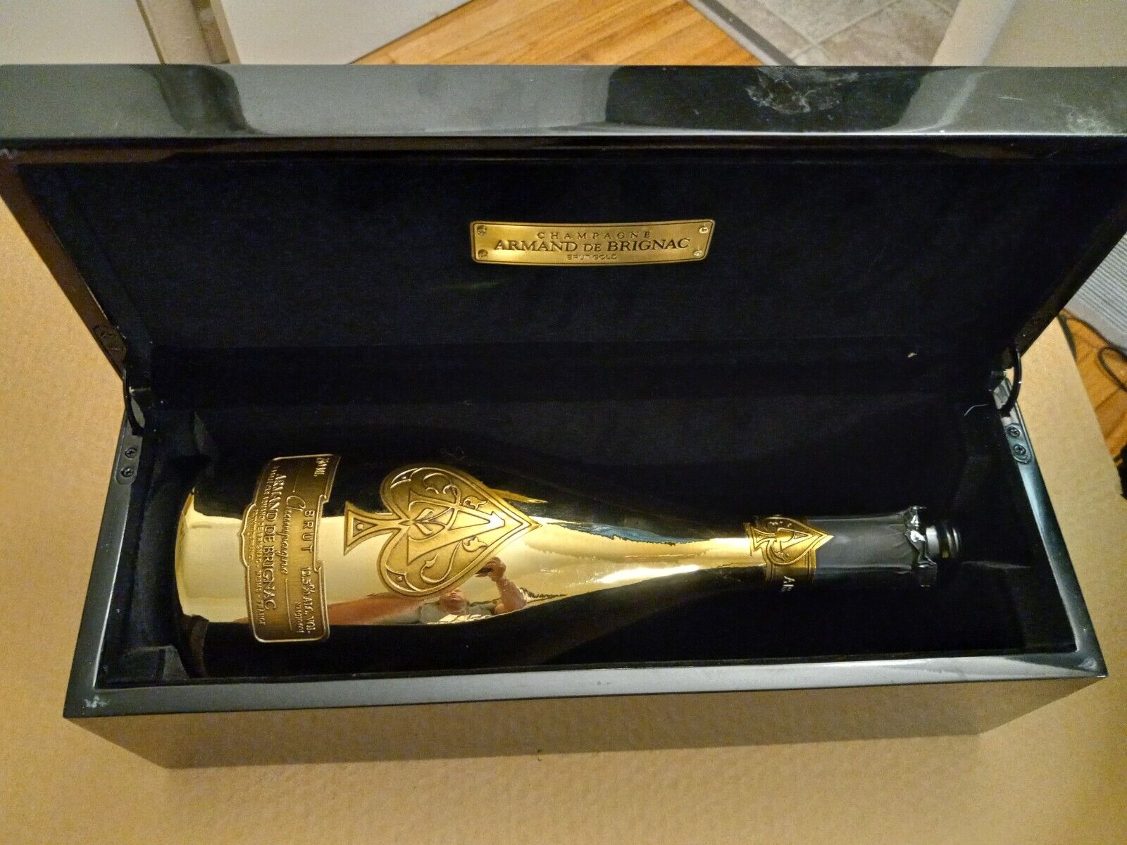Ace Of Spades Champagne Box & Bottle Empty 750ml Armand De Brignac France Brut