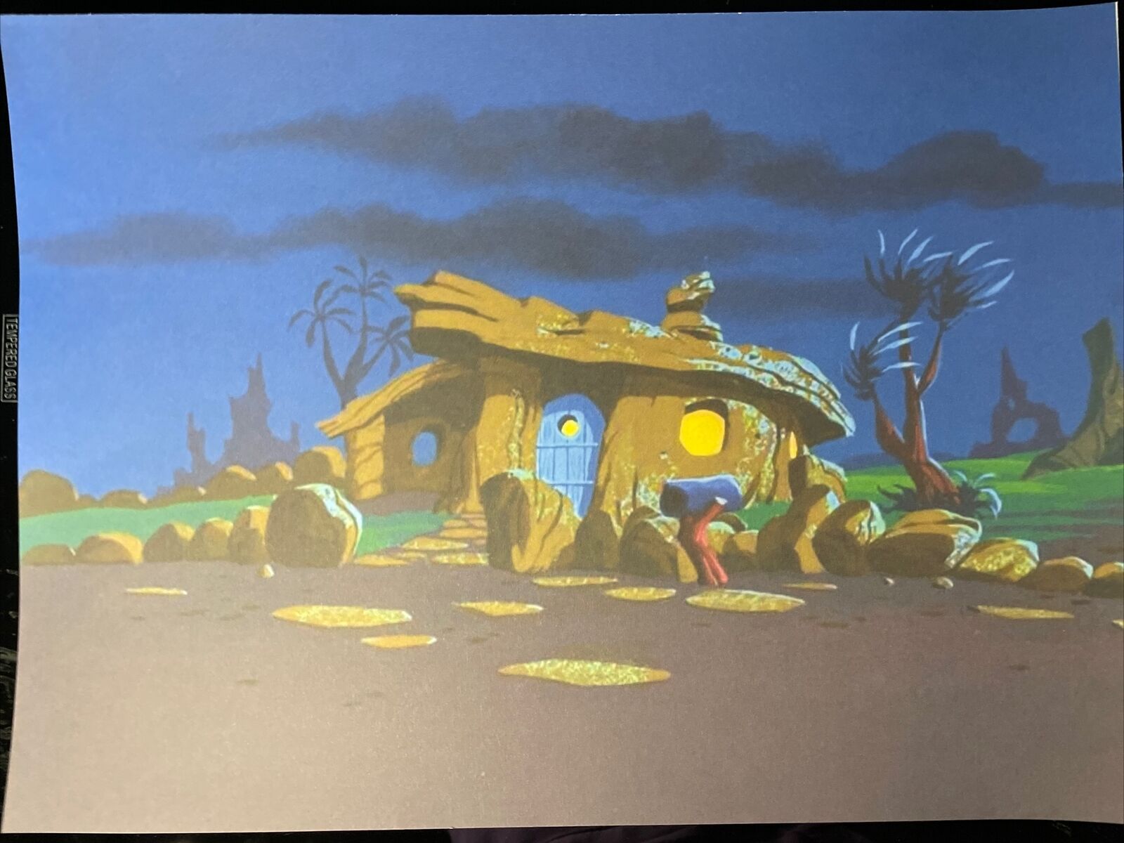 THE Flintstones Animation Cel Background Copy Cartoon Network Hanna-Barbera I16