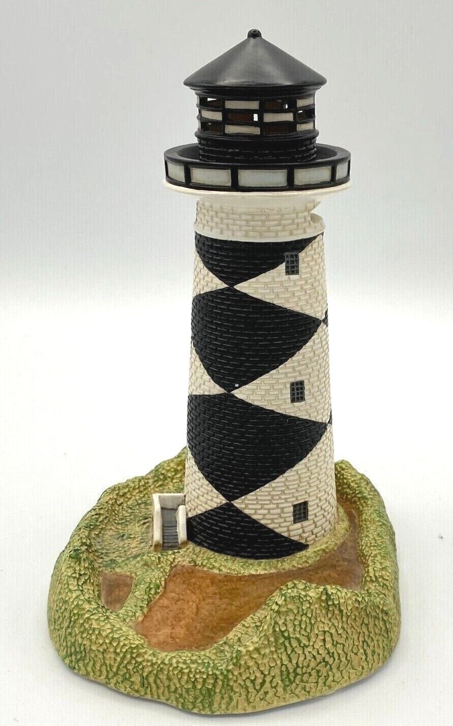 Lefton Cape Lookout Lighthouse Beacon 2003 Ceramic Coin Bank