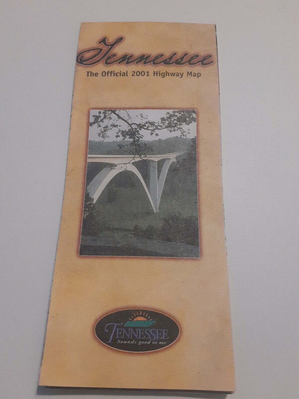 ⭐ Vintage 2001 Travel Brochure Tennessee Transportation Map