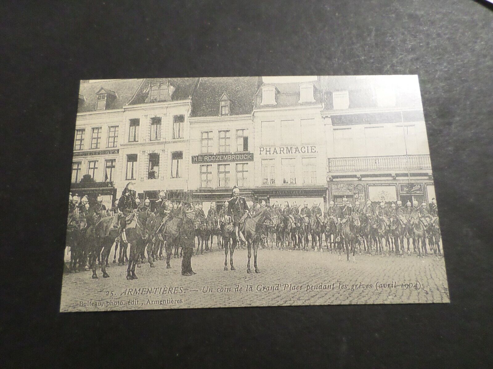 CPA Reissue, Strikes April 1904, Armentières, Corner Of Large Palace VF Postcard