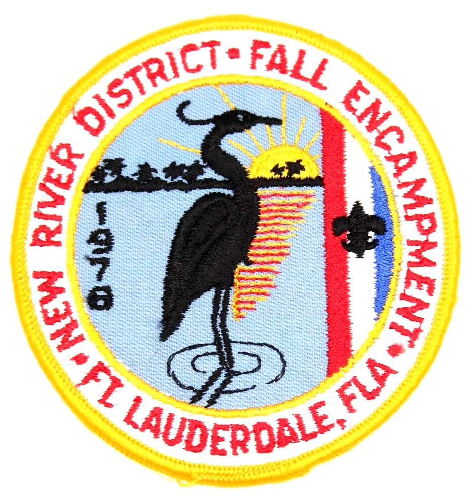 1978 Fall Encampment New River District South Florida Council Patch Scouts BSA