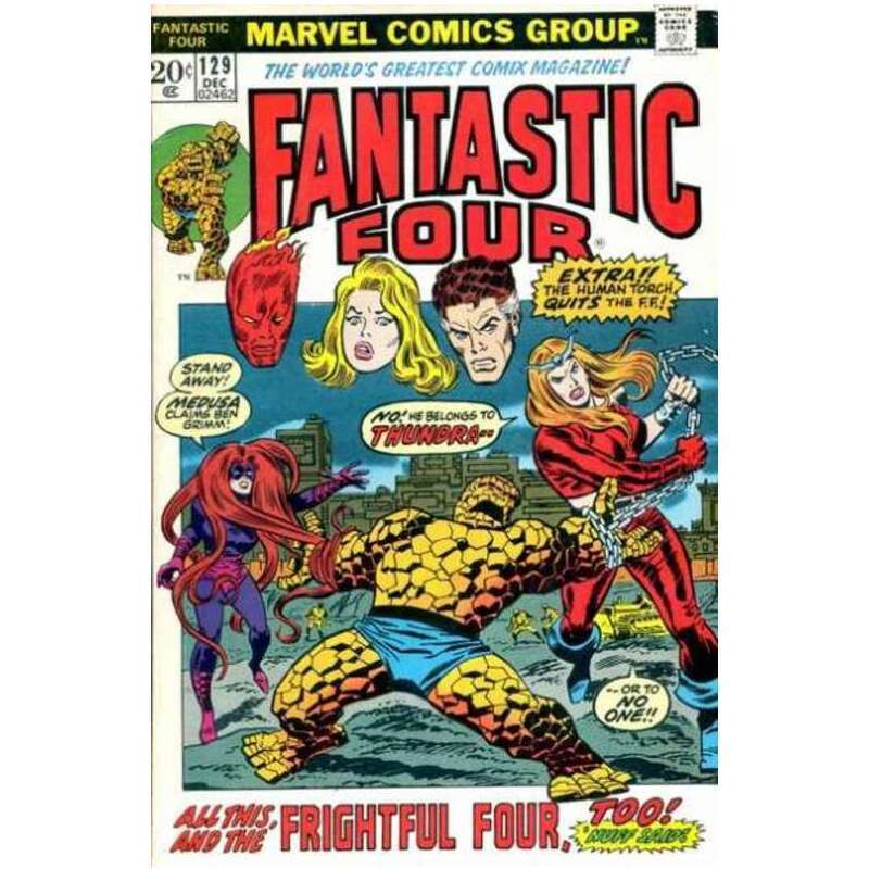 Fantastic Four (1961 series) #129 in Very Fine condition. Marvel comics [q^