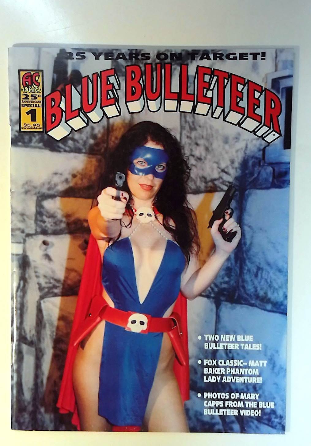 Blue Bulleteer #1 AC Comics (1996) Photo Mary Capps Cover 1st Print Comic Book