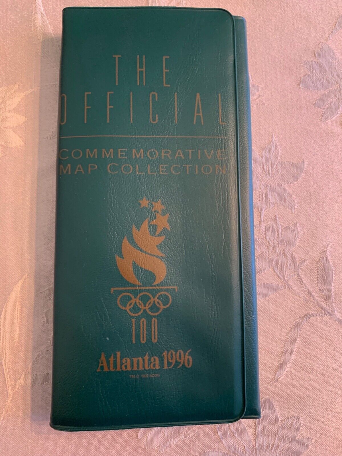 official commemorative map collection Atlanta 1996 Olympics with event tickets