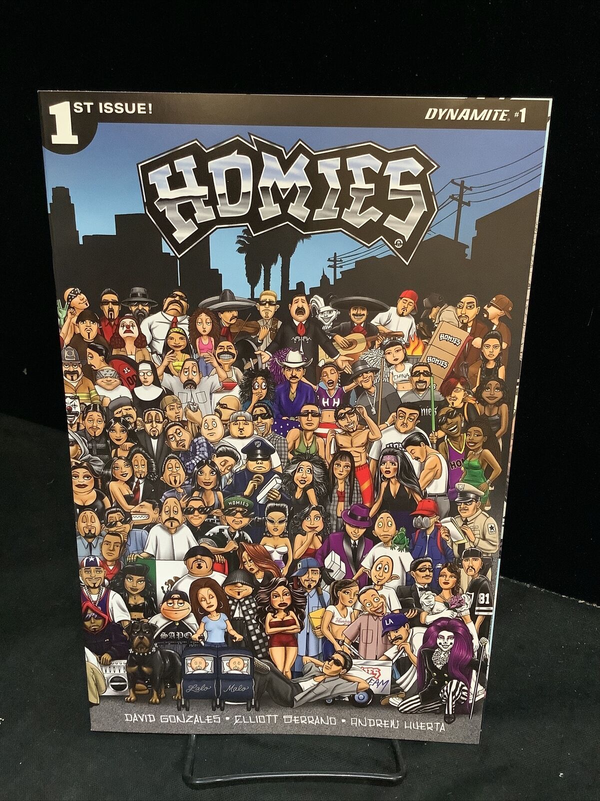 Homies #1 (Gonzalez Variant, Wraparound B Cover, Dynamite Comics 2016)