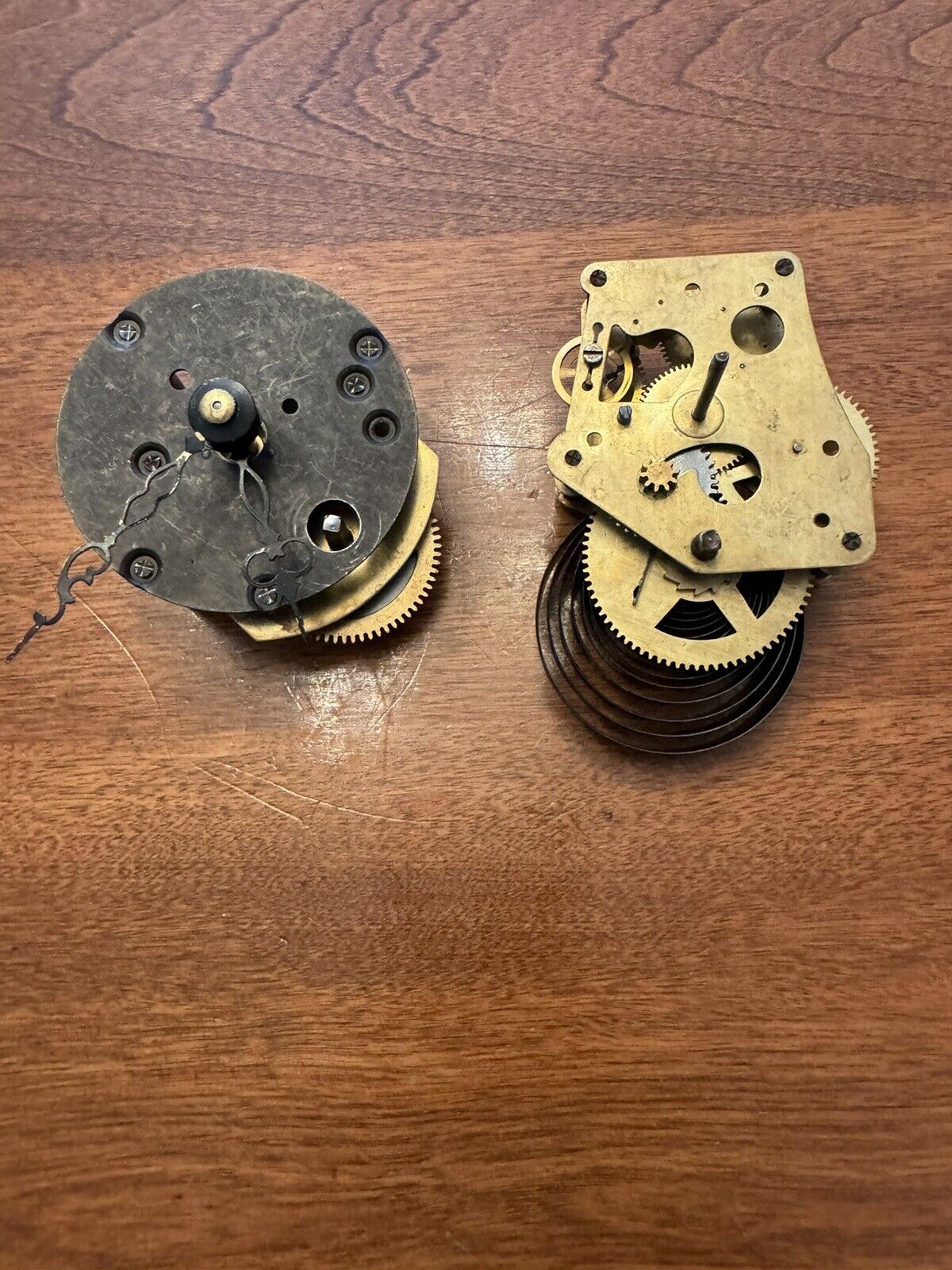 Two Small/Novelty Clock Movements In Working Order
