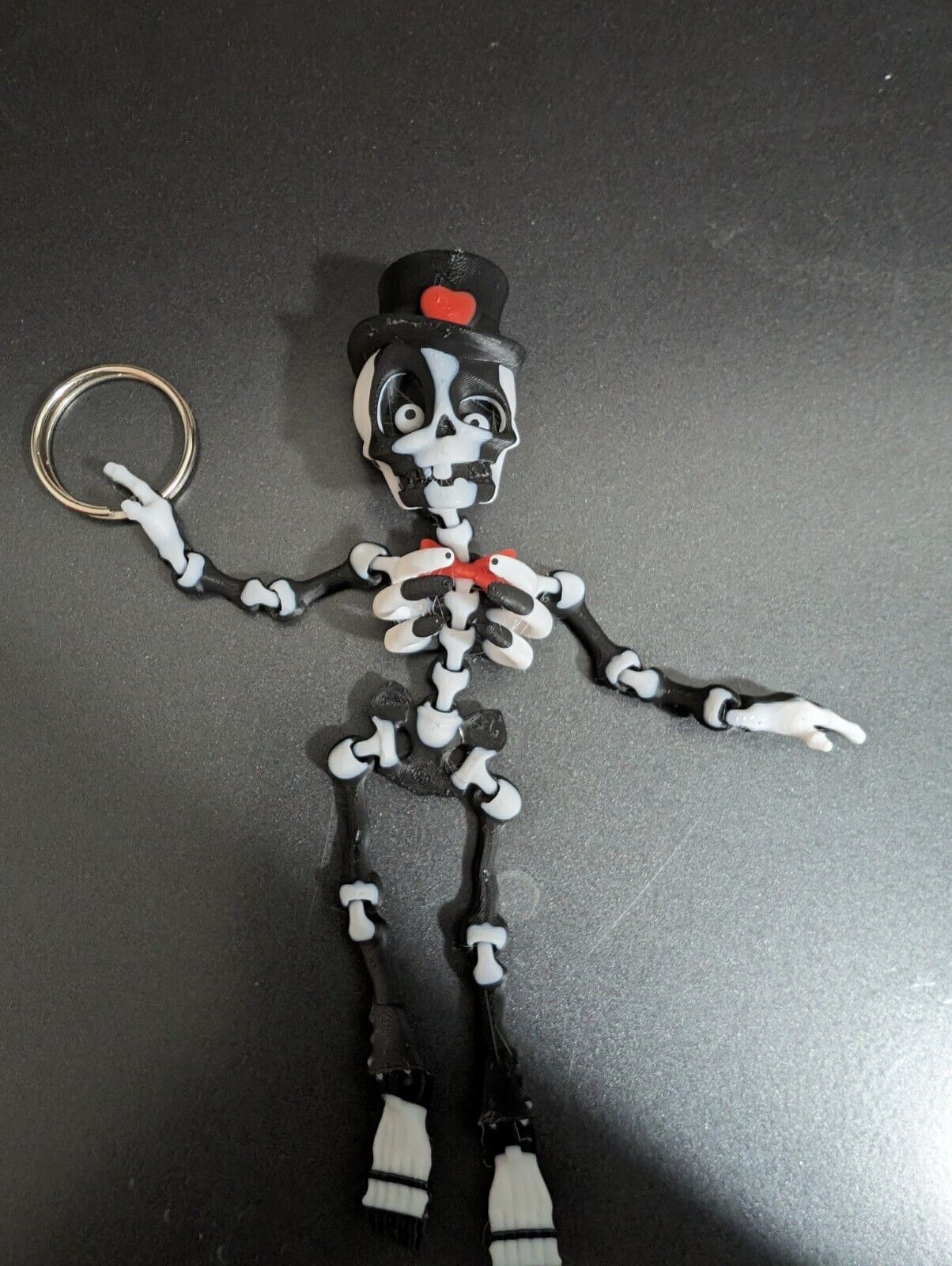 Flexi Factory Dapper Skeleton I Valentines day gift I Key chain