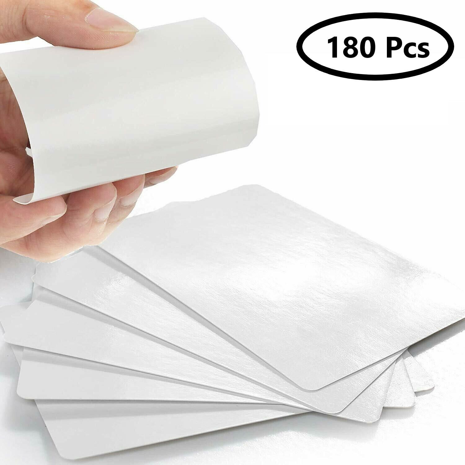 180Pcs Dry Erase Blank Playing Cards Kids Learning Game Card Message Gift 