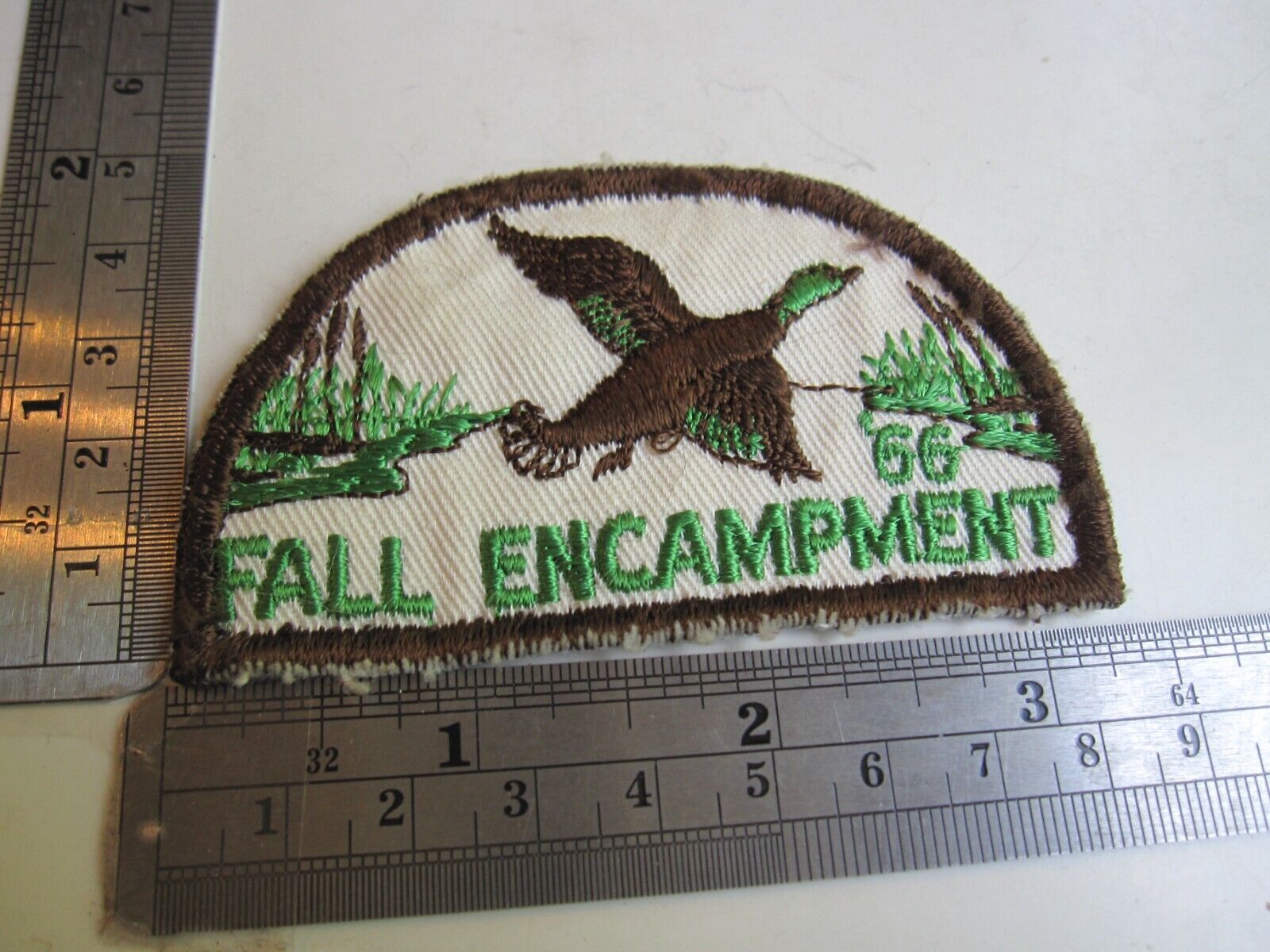1966 BSA Scouting Fall Encampment Waterfowl Related Patch BIS