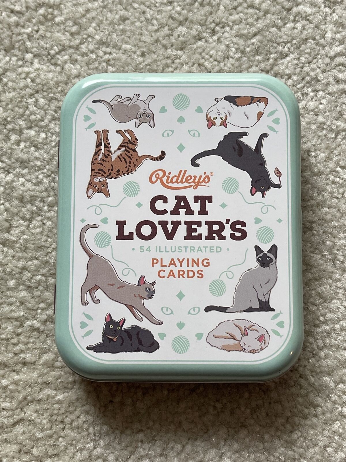 Ridley’s Cat Lover\'s Playing Cards 54 Illustrated Playing Cards