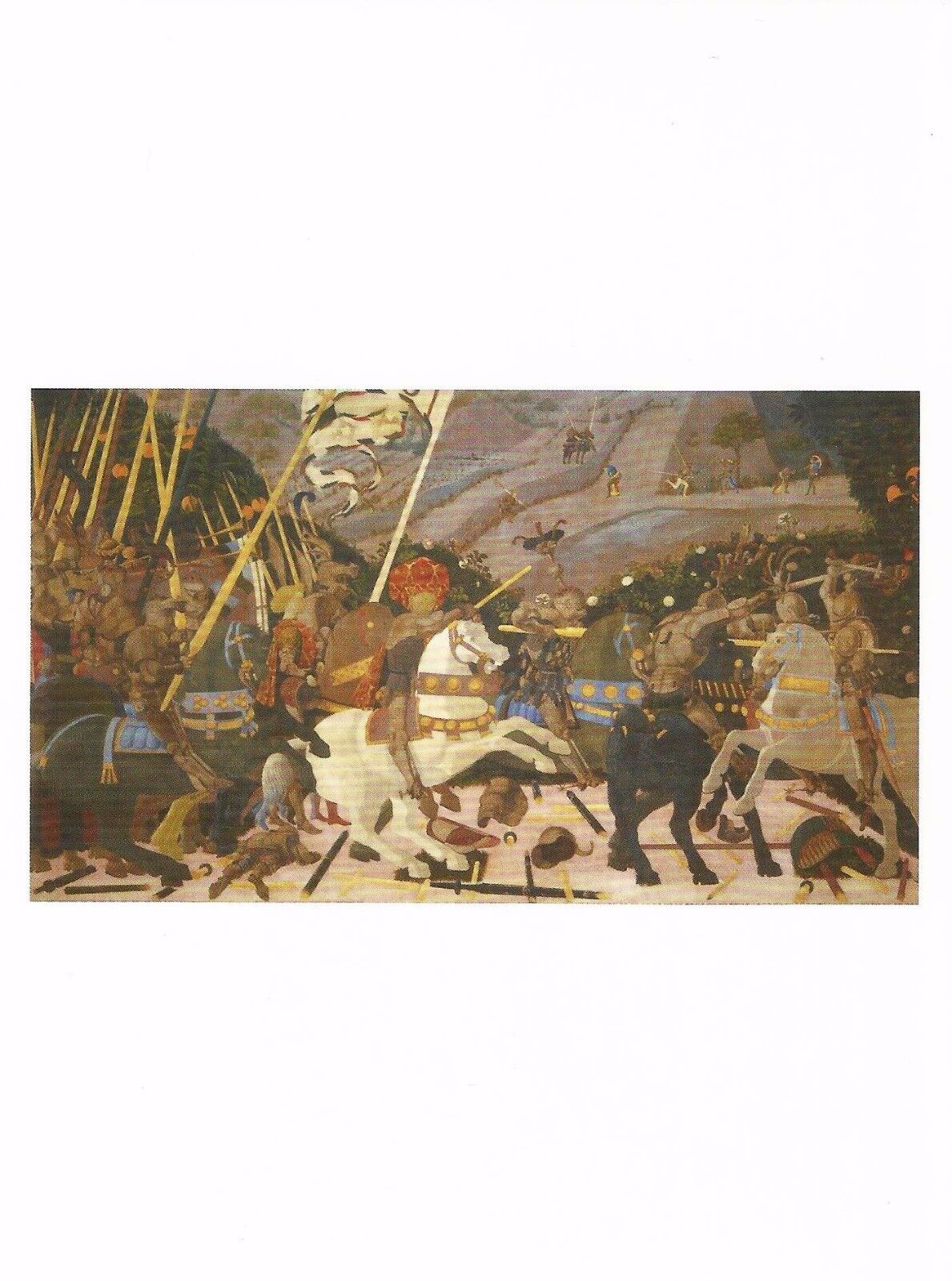 Postcard Paolo Uccello Battle of San Romano National Gallery London Unused MINT
