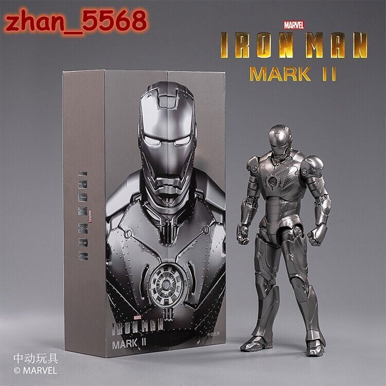 ZD TOYS Marvel 7\'\' Iron Man Mark II MK 2 Action Figure New In Box
