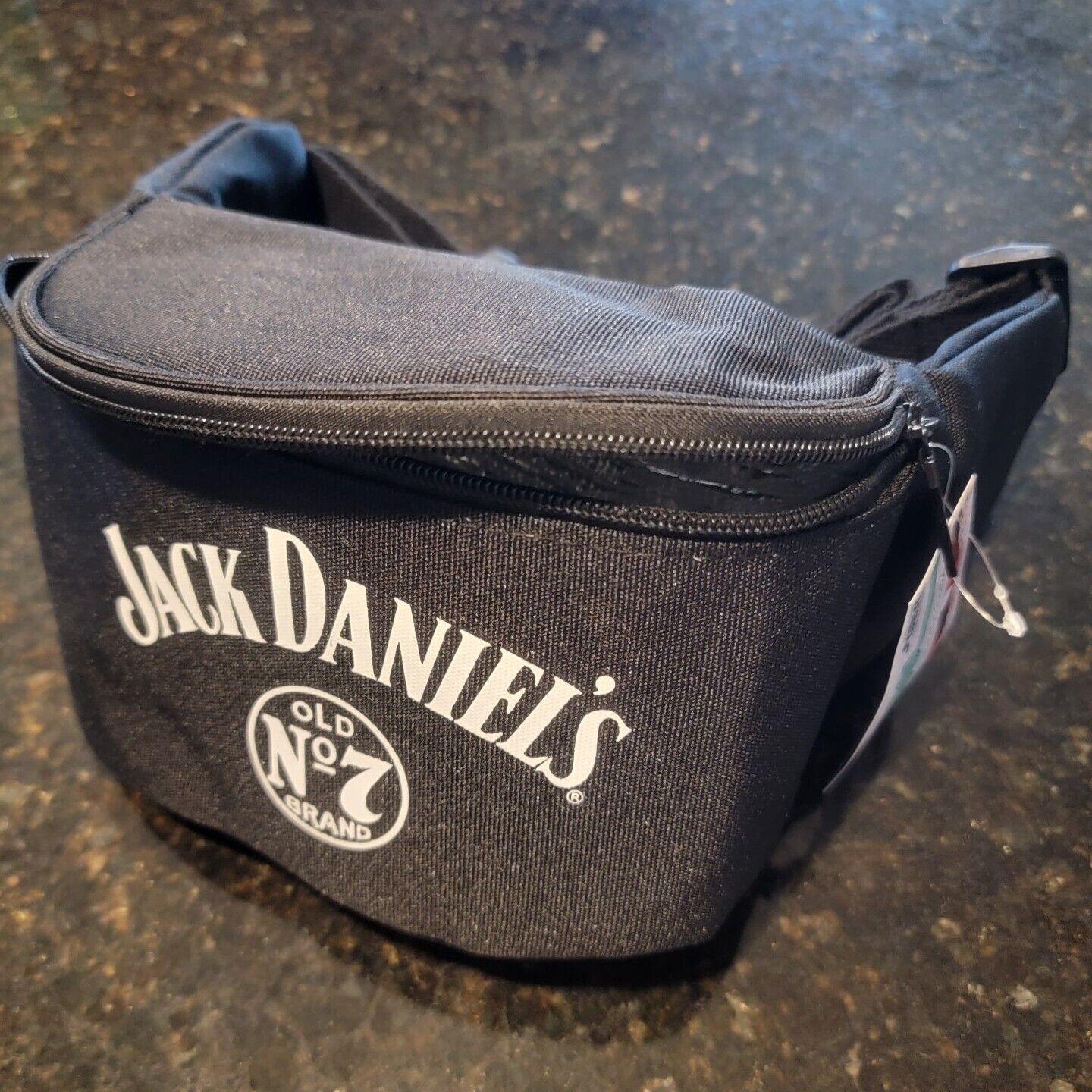 Jack Daniels No 7 Beer Fanny Pack Belt Kooler Cooler - Holds 3 Cans