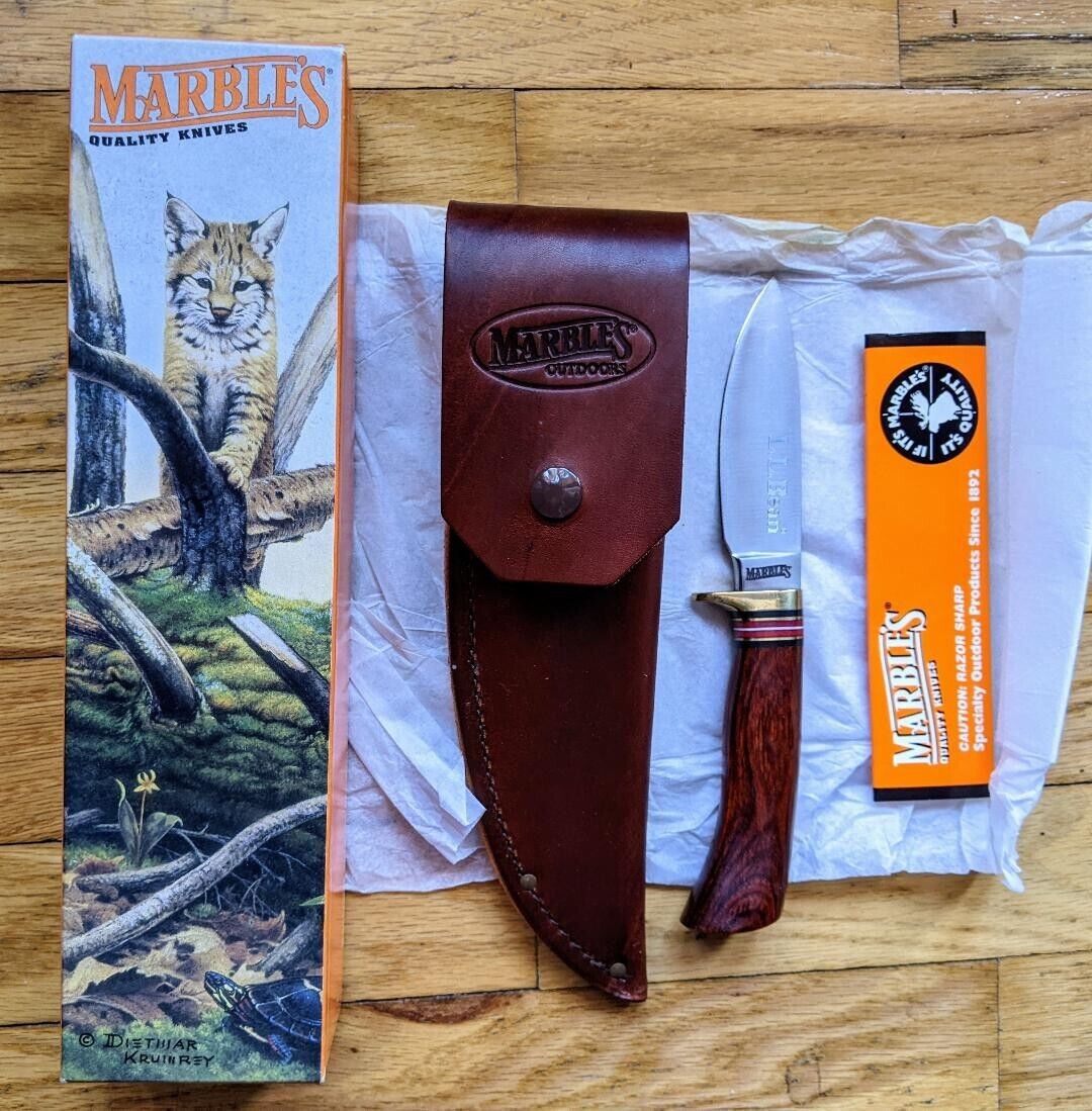Marbles Fixed Blade Plainsman with Game Getter Cocobolo Handle LL Bean edition